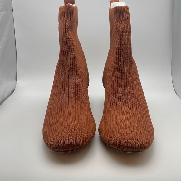 CUSHIONAIRE Women's Stretch Bootie SIZE 8 Brown - Picture 2 of 6